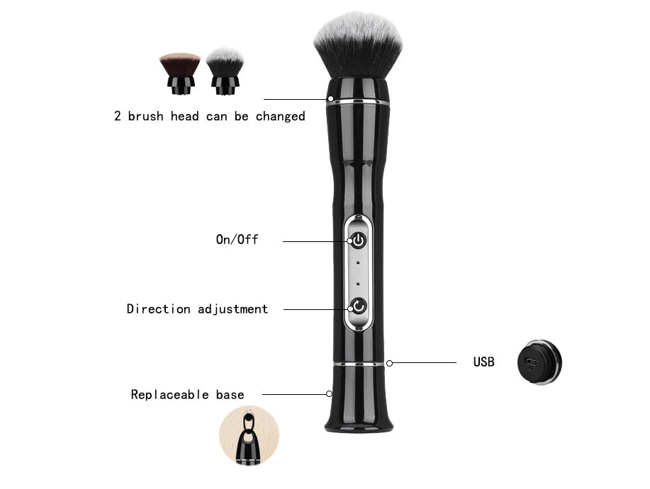 Electric makeup brush